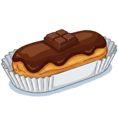 Éclair au chocolat, recette du jeu Thé ou Chocolat
