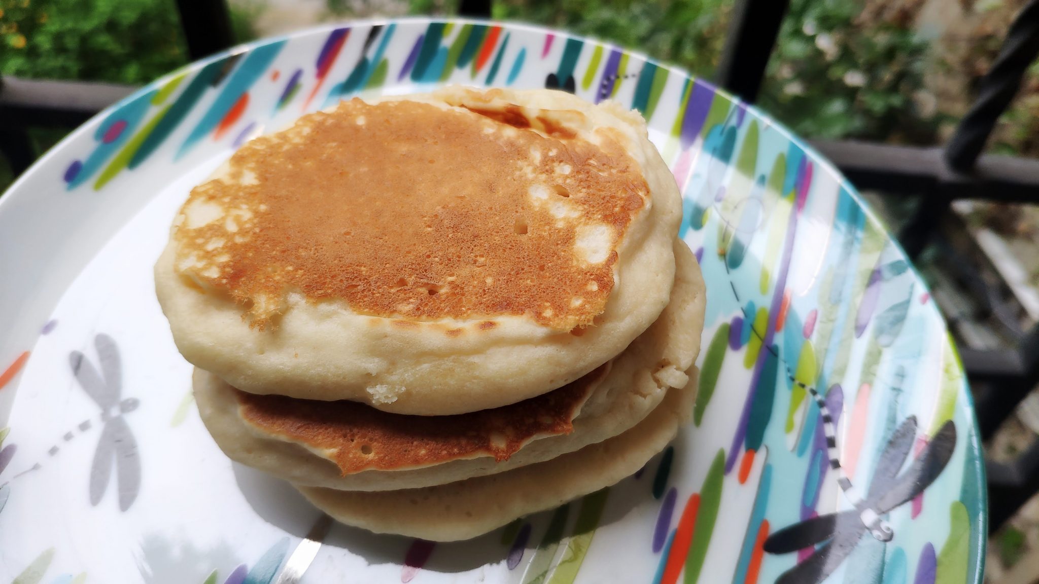 Recette de pancakes fluffy sans oeuf au jus de pois chiche - Thé ou ...