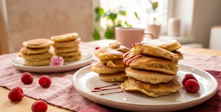 Recette de pancakes healthy à la compote de pomme sans sucre ajouté